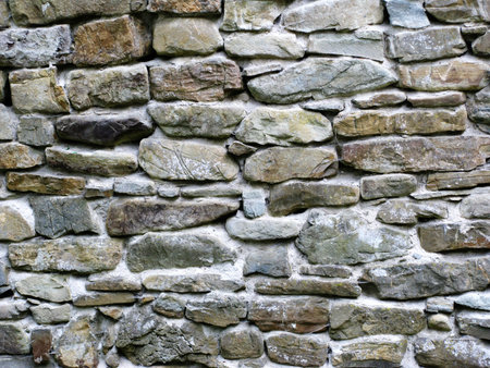 Old monastery stone wall background in Ukraineの写真素材