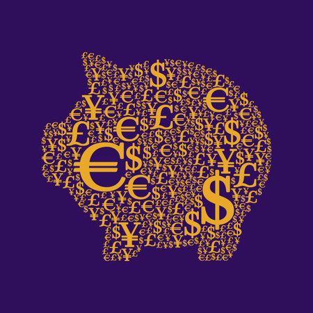 Pig money boxのイラスト素材