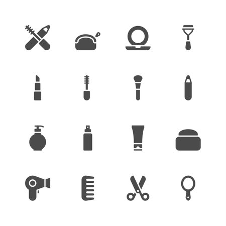 Beauty iconsのイラスト素材