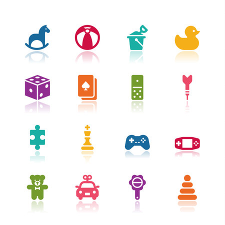 Toy iconsのイラスト素材