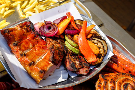 Street food grilledの写真素材