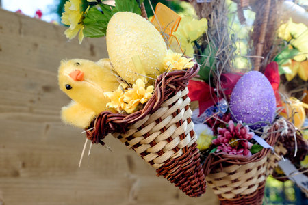 Decorative Easter eggsの写真素材