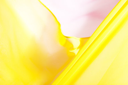  fabric winds waves, creating a beautiful background of the foldsの写真素材