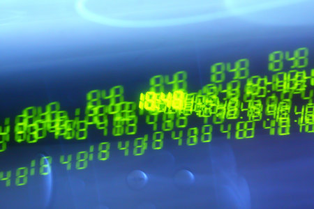 Abstract background with time