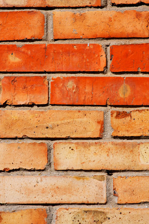 Full Frame Cinder Block Brick Wall with Rough Texture