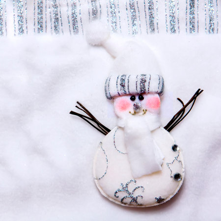 New Year Snowmenの写真素材