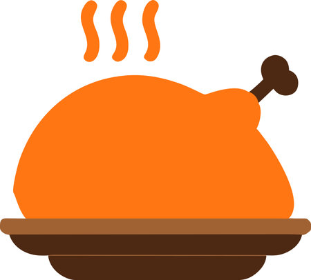 Celebrate Thanksgiving with this Thanksgiving turkey design on your holiday projects.の素材