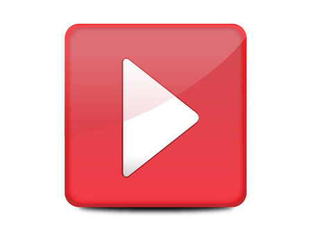 Red play buttonのイラスト素材