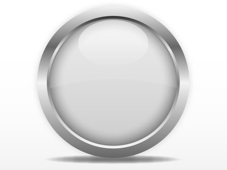 Blank grey buttonのイラスト素材