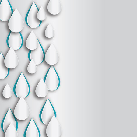 Raindrop vector backgroundのイラスト素材
