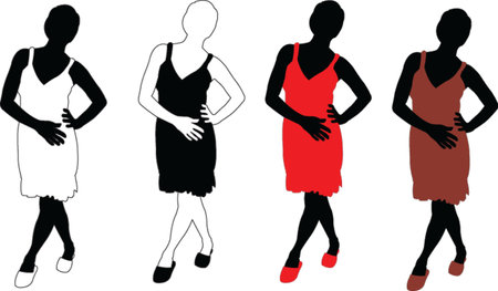   girl - vectorのイラスト素材