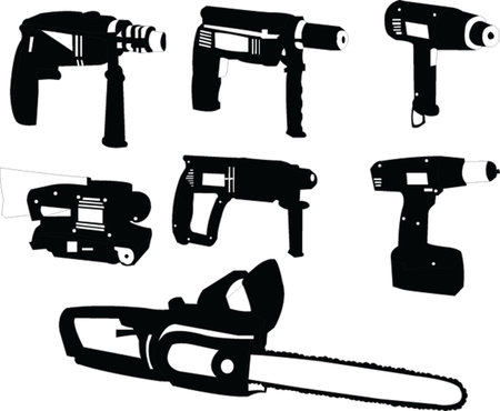 electric tools 2 - vectorのイラスト素材