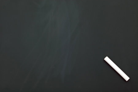 Blackboard with chalkの写真素材