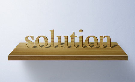 shelf for exhibit の写真素材