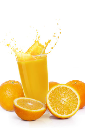 orange juiceの写真素材