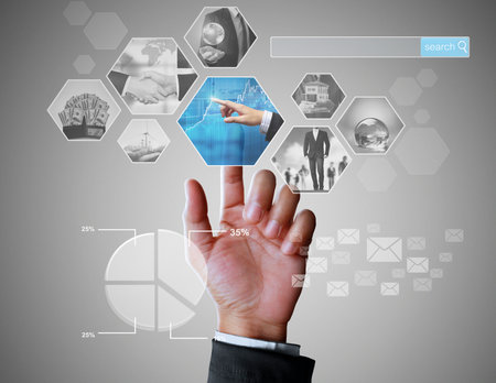 Reaching images streaming, digital photo albumの写真素材