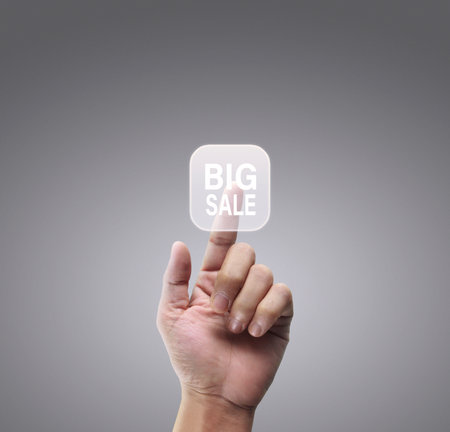 Hands touching button screen interface global connection customer networking data exchanges