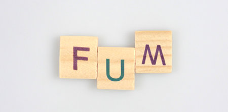 Wooden cube with the letter from word. wooden cubes standingの写真素材