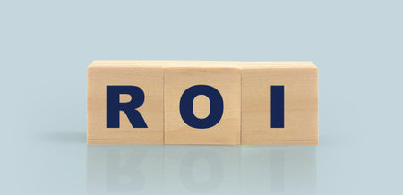 Wooden cube with the letter from the mvp word . wooden cubes standingの写真素材
