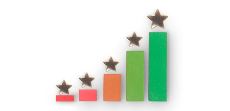 Graphs of financial indicator and accounting market economy analysis chart
