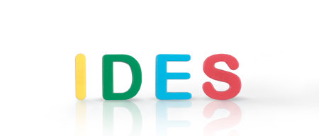 Wooden copy space and word directの写真素材