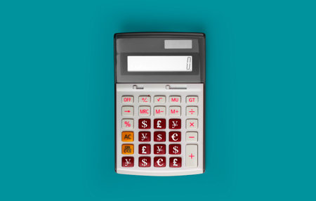 Digital calculator school supplies accountant tool