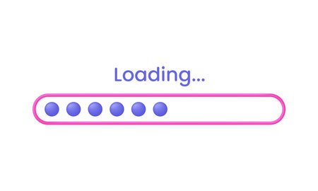 3D loading illustration. System software update and upgrade concept. Trendy and modern vector in 3d...
