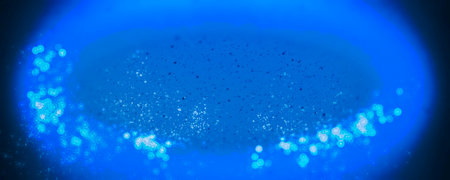 blue background, abstract wall studio room, can be used to present your products