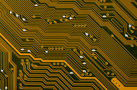 Macro of computer board, abstract technology background