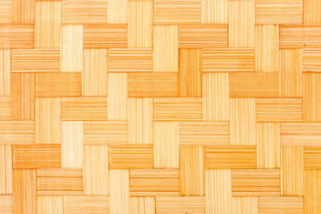 Wicker wood background, abstract geometric patternの写真素材