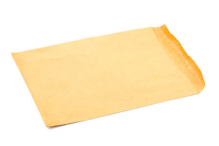 Paper packet isolated on white background