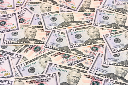 Dollars background - abstract business money background