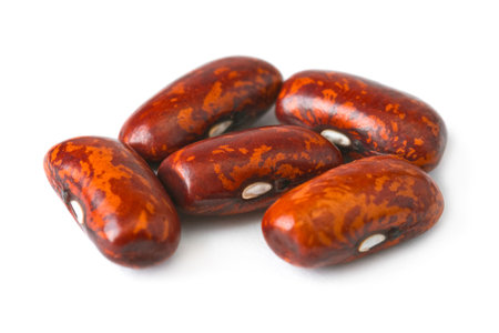 Haricot beans isolated on white background