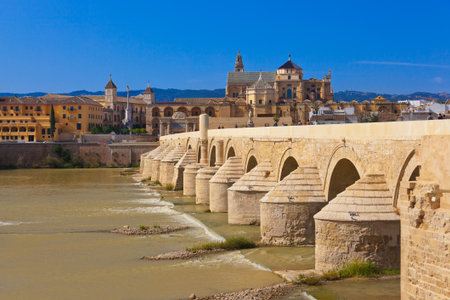 Bridge at Cordoba Spain - nature and architecture backgroundの写真素材