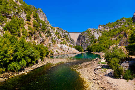 Green canyon at Turkey - nature travel backgroundのeditorial素材