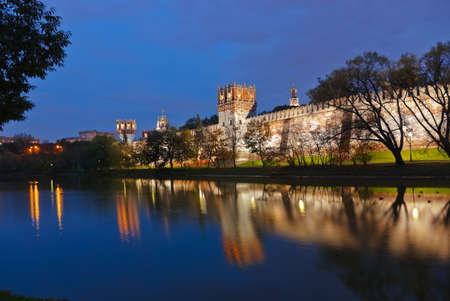 Novodevichiy convent in Moscow Russia - architecture background