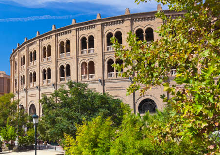 Bullfighting corrida arena in Granada - Spainのeditorial素材