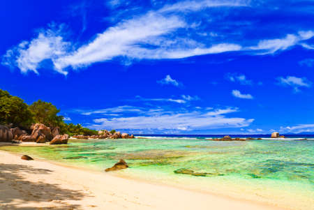Tropical beach - vacation nature backgroundの写真素材
