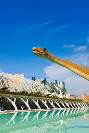 Modern Architecture in the City of Arts and Sciences - Valencia Spainのeditorial素材