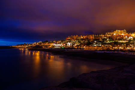 Beach Las Americas in Tenerife island - Canary Spainの写真素材