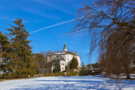 Palace of Ambras  Schloss Ambras  - Innsbruck Austriaのeditorial素材
