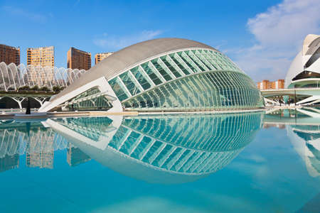 Modern Architecture in the City of Arts and Sciences - Valencia Spainのeditorial素材