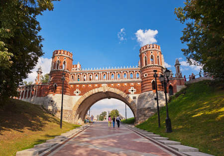 Tsaritsino palace - Russia museum at Moscowのeditorial素材