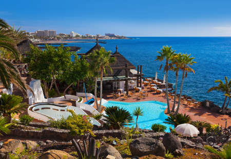 Pool at Tenerife island - Canary Spainのeditorial素材