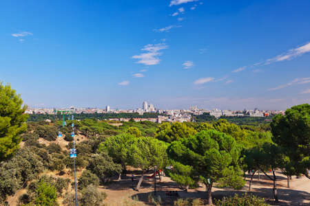 View to Madrid Spain - architecture background