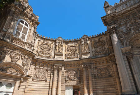 Dolmabahce Palace at Istanbul Turkey - architecture backgroundの写真素材