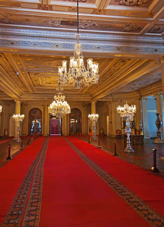 Dolmabahce Palace at Istanbul Turkey - architecture backgroundのeditorial素材