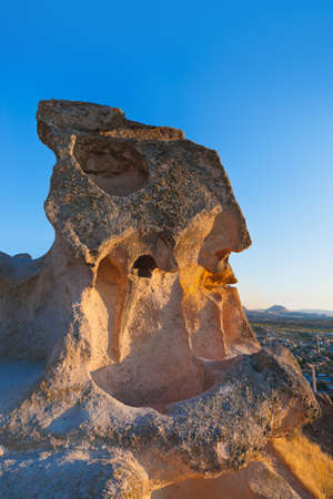 Sunset in Cappadocia Turkey - travel backgroundの写真素材