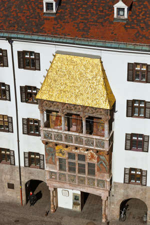 Famous golden roof in Innsbruck Austria - architecture backgroundのeditorial素材