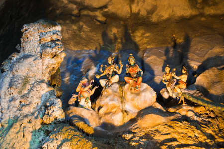 Statue of hindu god at Batu caves, Kuala-Lumpur, Malaysiaのeditorial素材